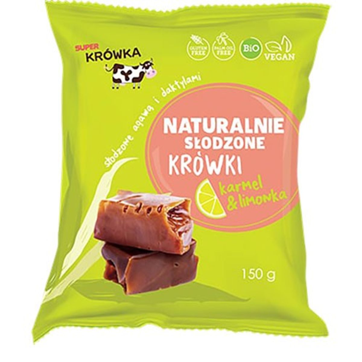 Karameller med lime Økologisk - 150 gram - Super Fudgio