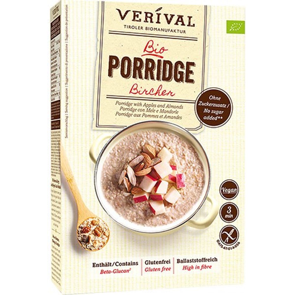 Grød - Bircher Økologisk - 350 gram