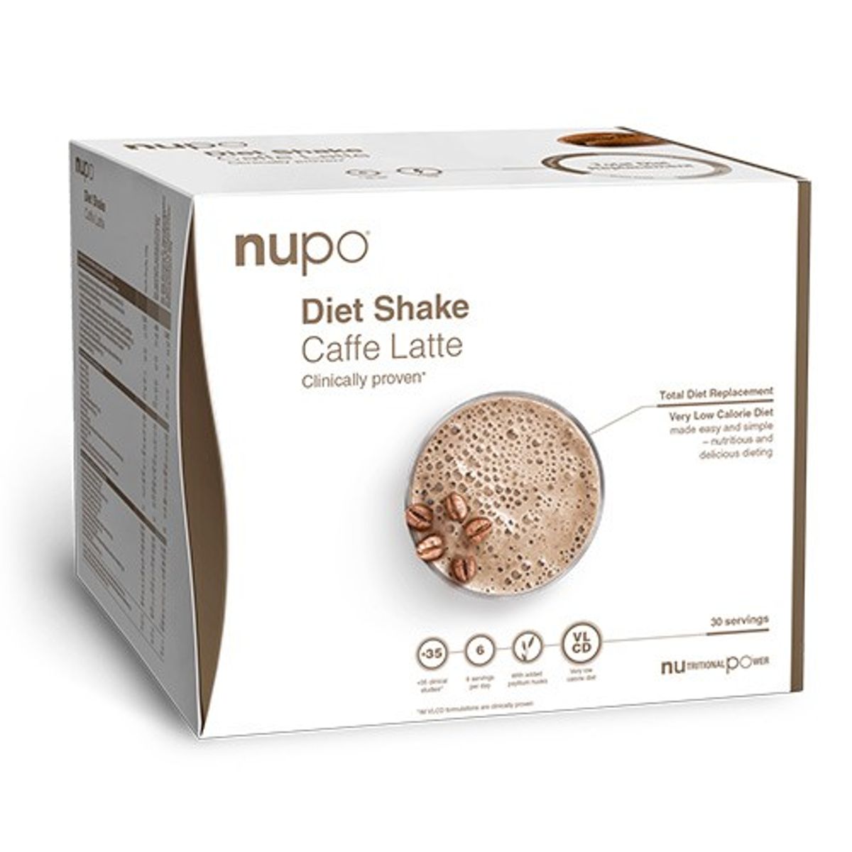 Nupo Diet Shake Valuepack Caffe Latte - 960 gram