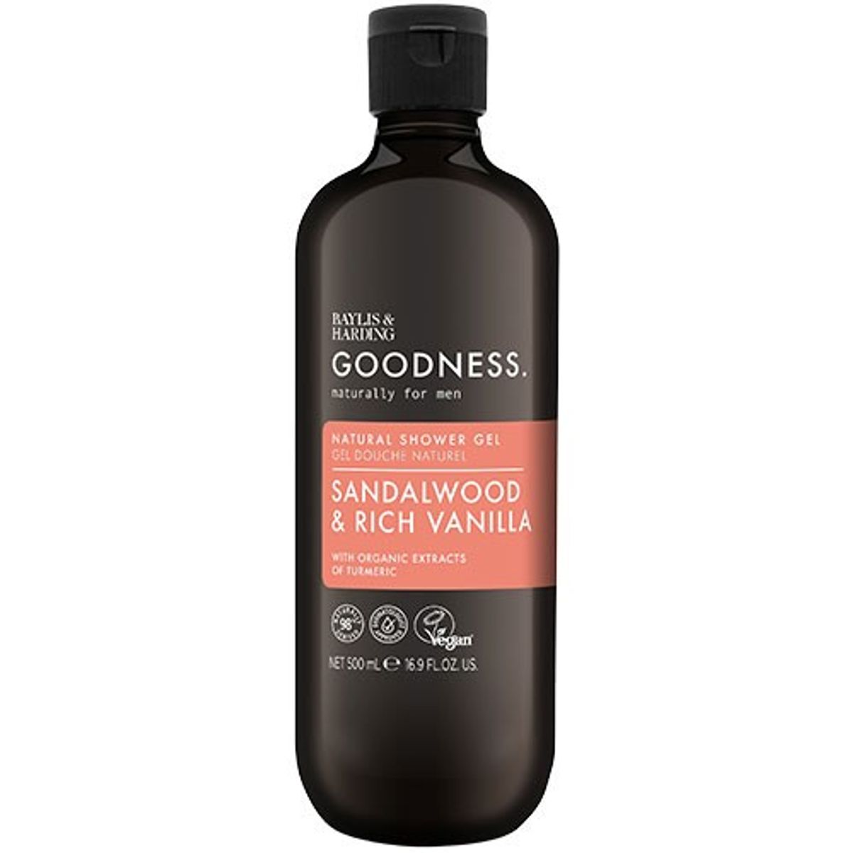 Men Sandalwood & Rich Vanilla Shower Gel & Rich Vanilla - 500 ml