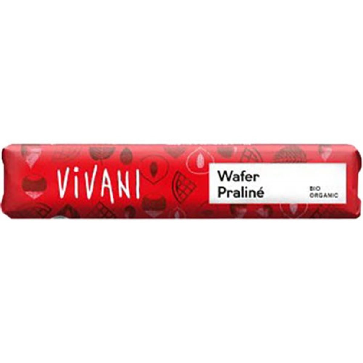 Vivani Vaffel Praline bar Økologisk - 40 gram