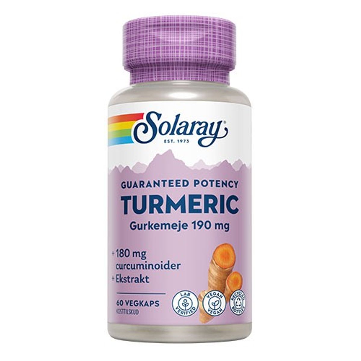 Turmeric - 60 kapsler