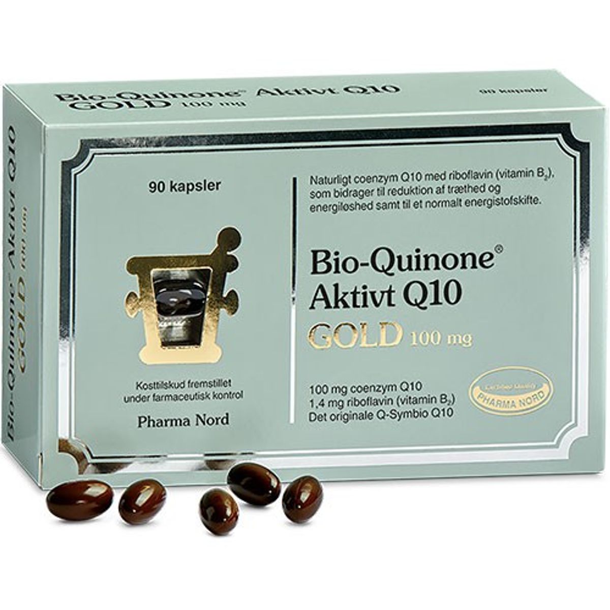 Bio-Quinone Aktivt Q10 Gold 100 mg - 90 kapsler