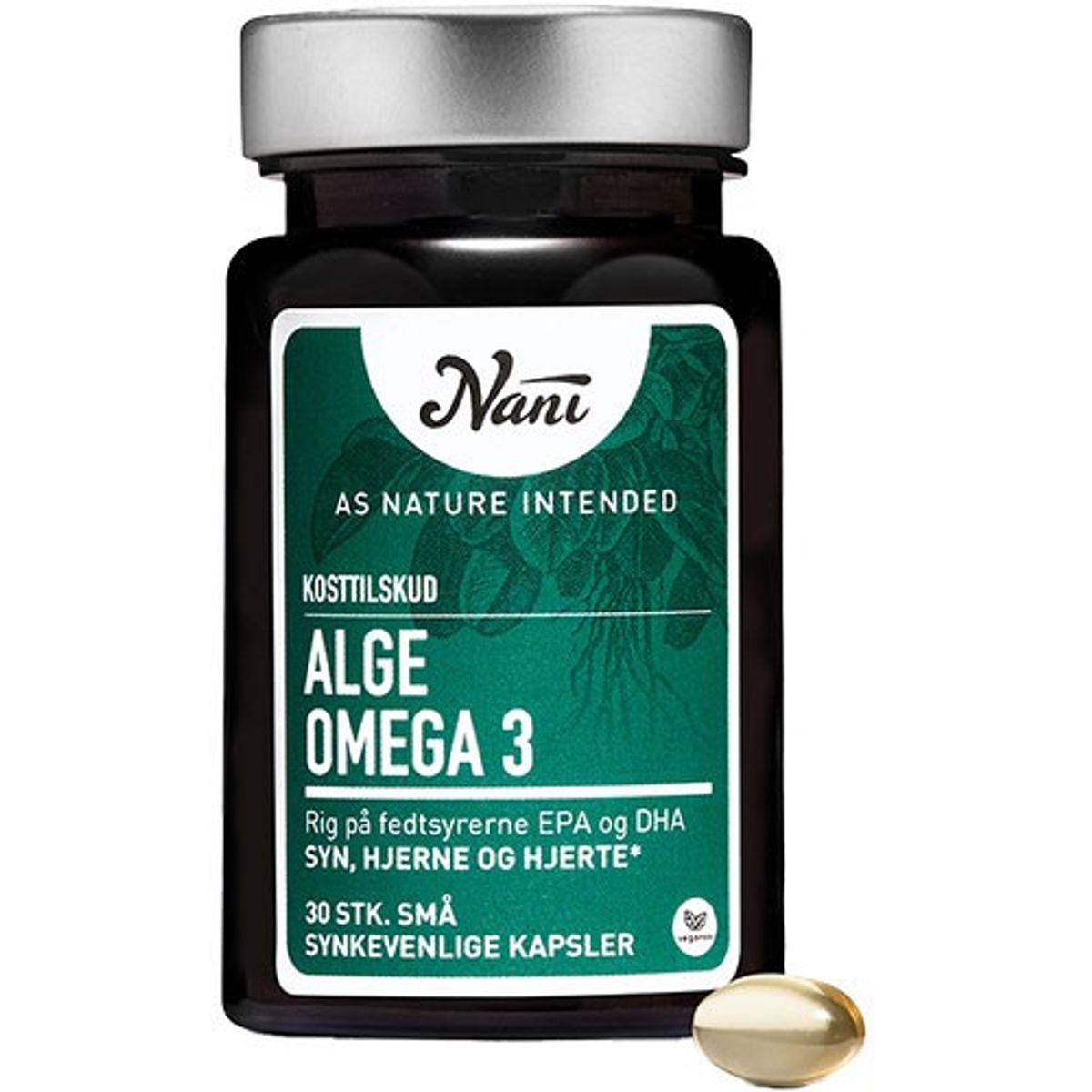 Alge Omega 3 - 30 kapsler