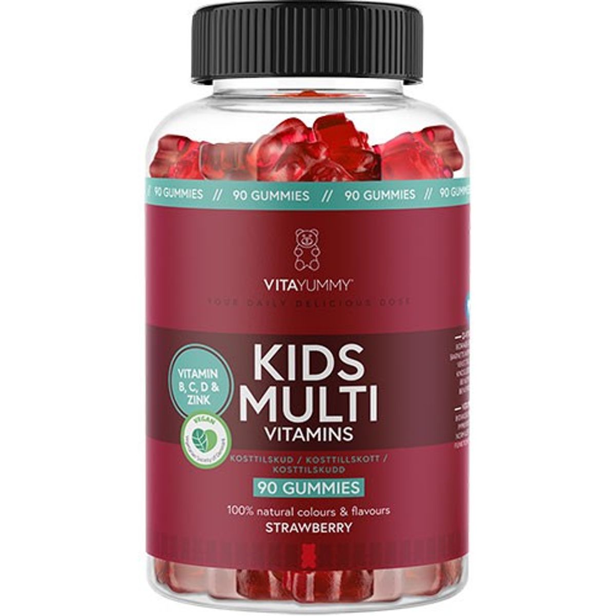 VitaYummy Kids Multi (Strawberry) - 90 gum