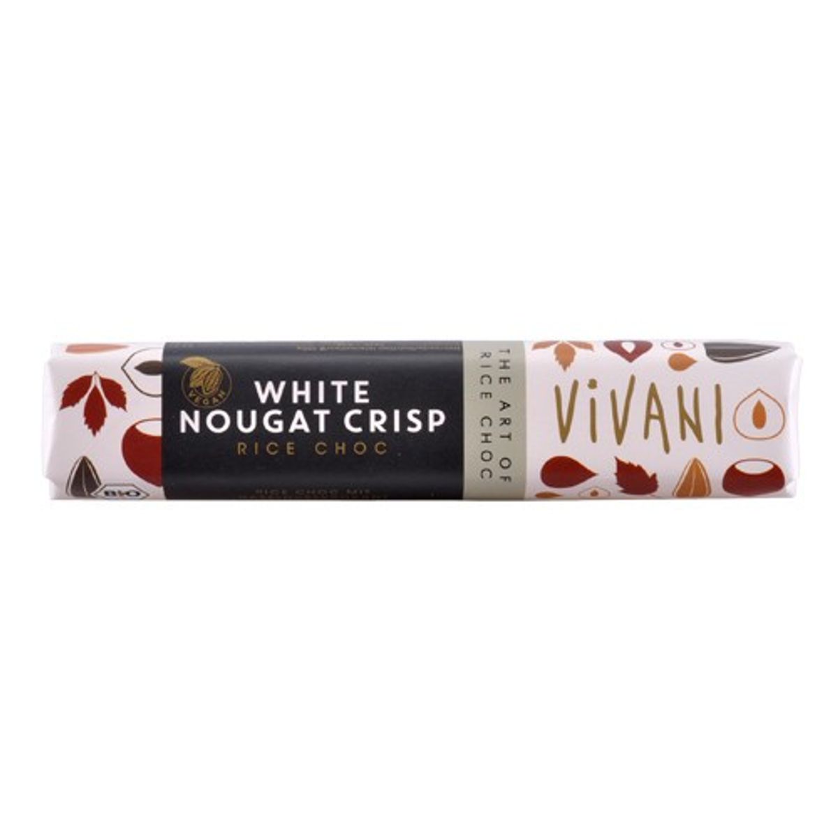 Vivani hvid nougat bar Økologisk - 35 gram