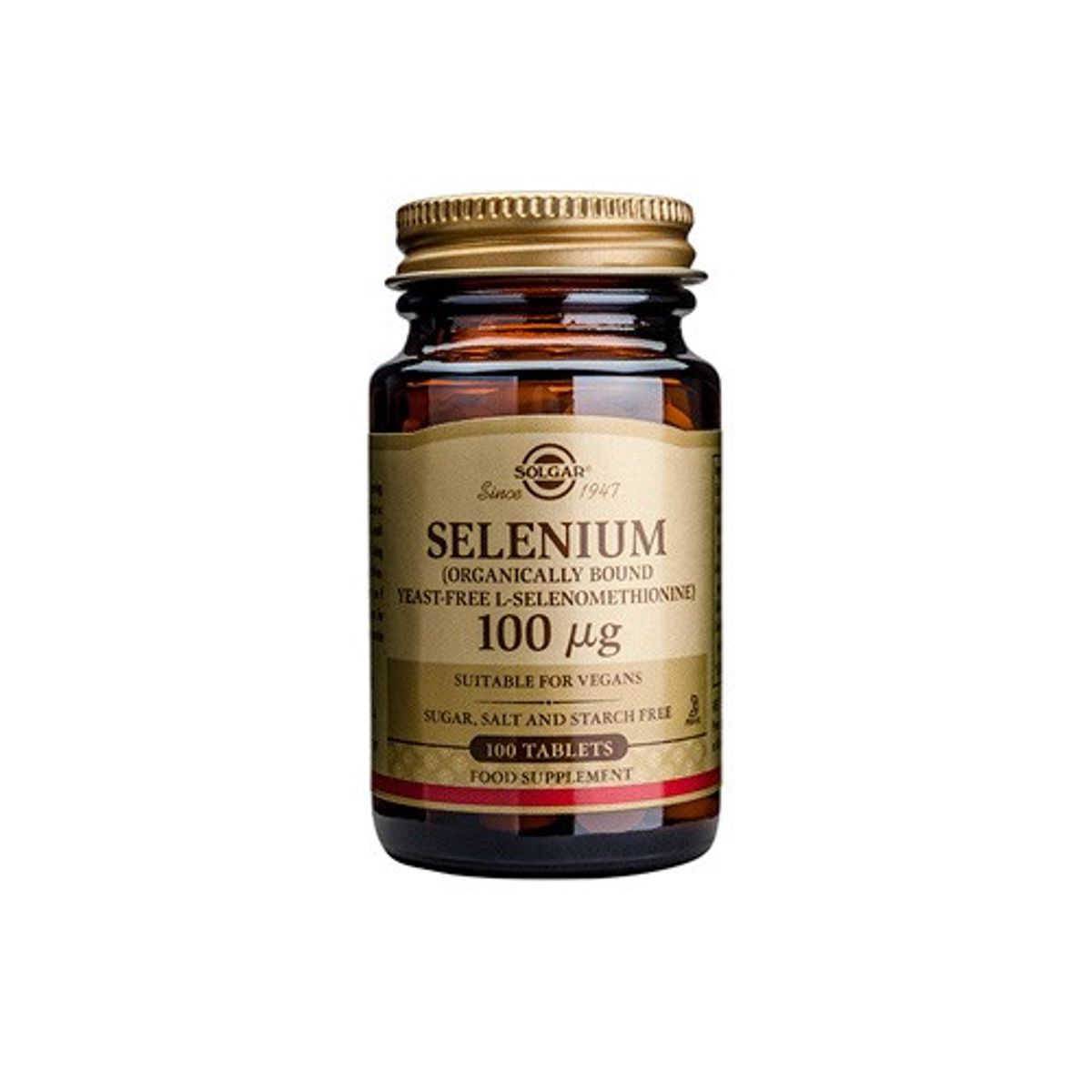 Selen 100 mcg tabletter - 100 tab - Solgar