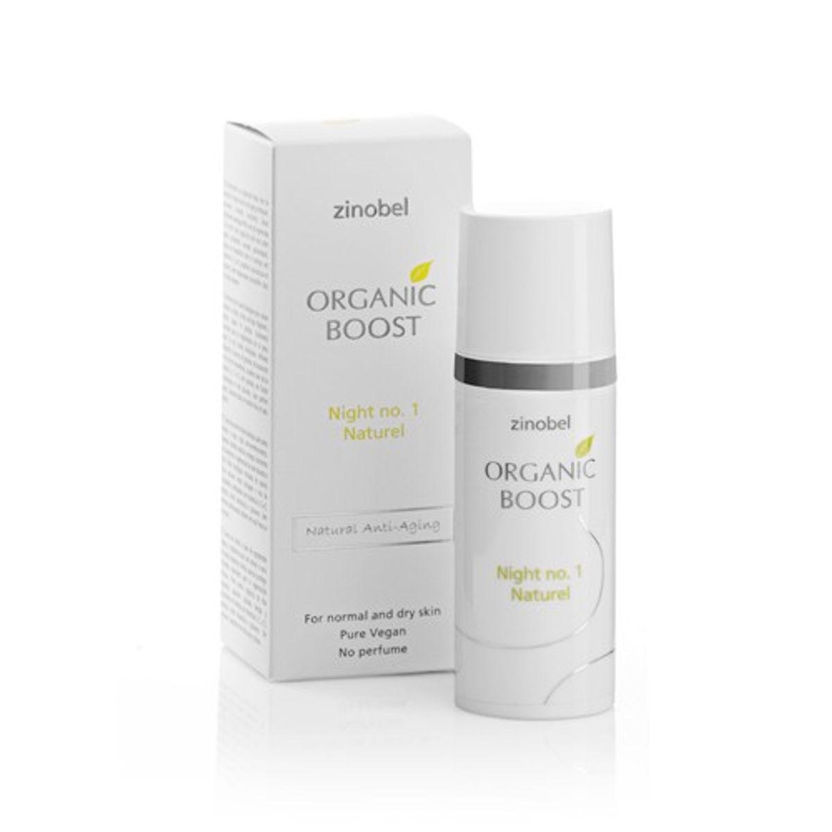 Night no.1 Naturel natcreme - 50 ml - Zinobel Organic Boost