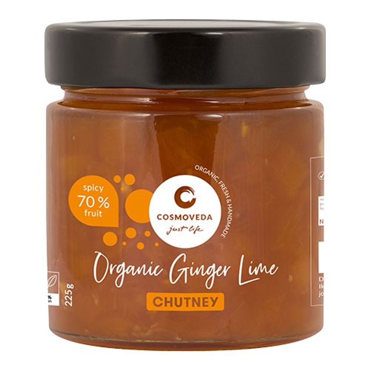 Chutney Ingefær lime Økologisk- 300 gr