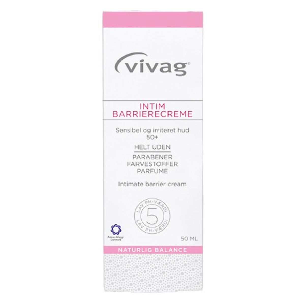 Intim barrierecreme - 50 ml - Vivag