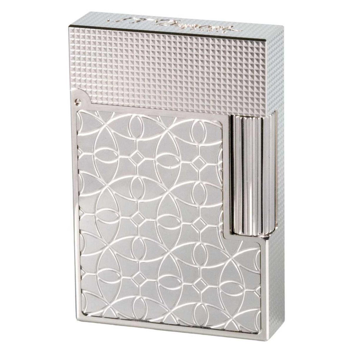 Dupont lighter Ligne 2 Small Platinum Arabesque C18603 Sz