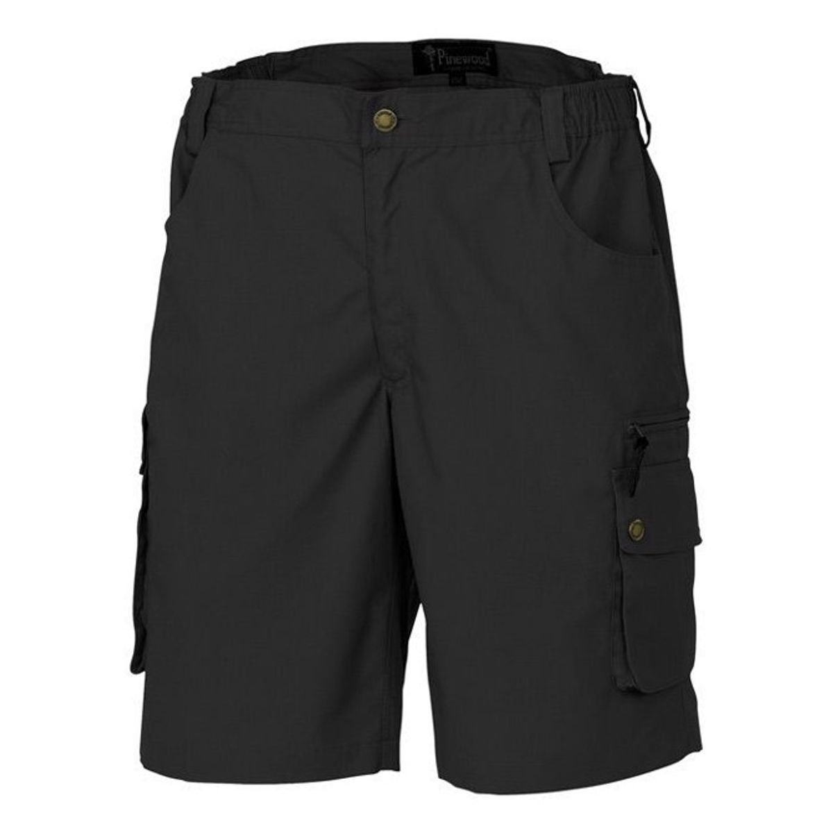 PineBrun Vildmark Shorts-Sort-54 - Shorts