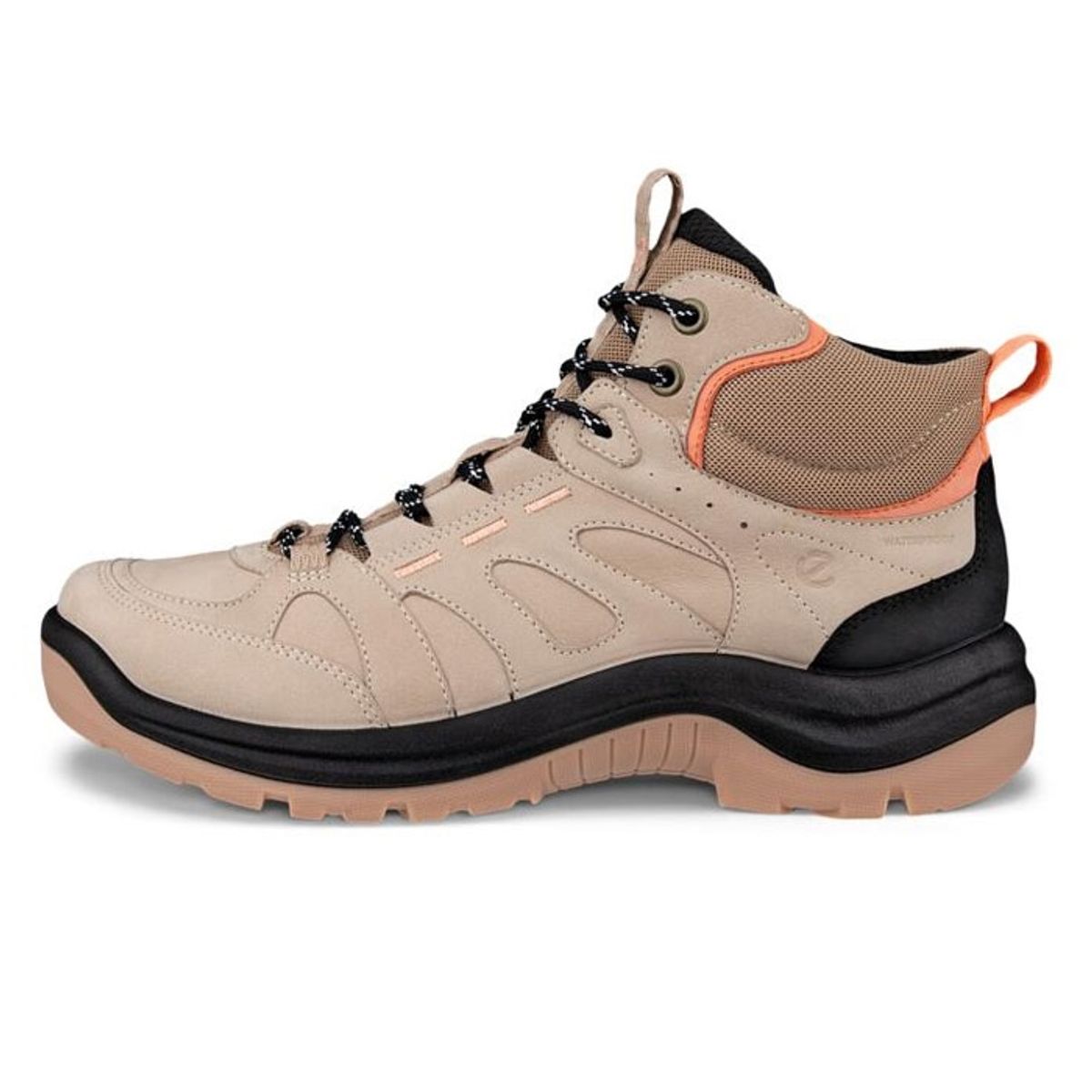 Ecco Offroad Mid Leather Waterproof Kvinder / Damer, nude-37 - Vandrestøvler