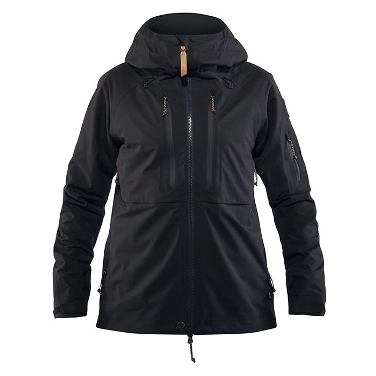 Fjällräven Keb Eco Shell Jacket Women 30.000mm-black-M - Regntøj, poncho