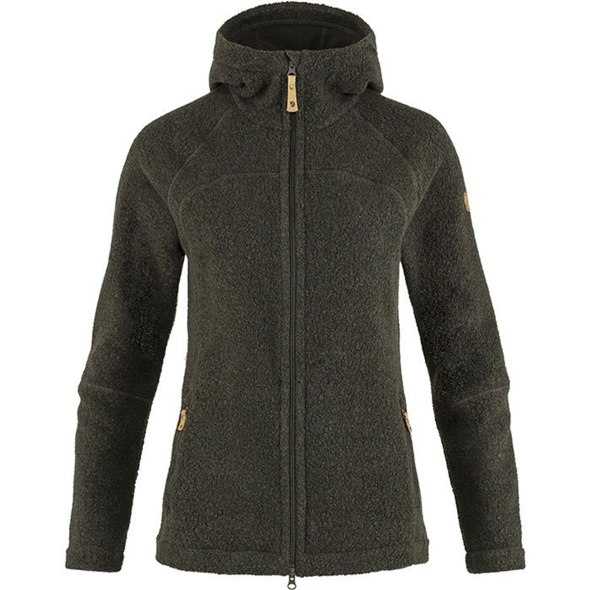 Fjällräven Kaitum Fleece Woman-deep Grøn-L - Fleecejakker og softshell