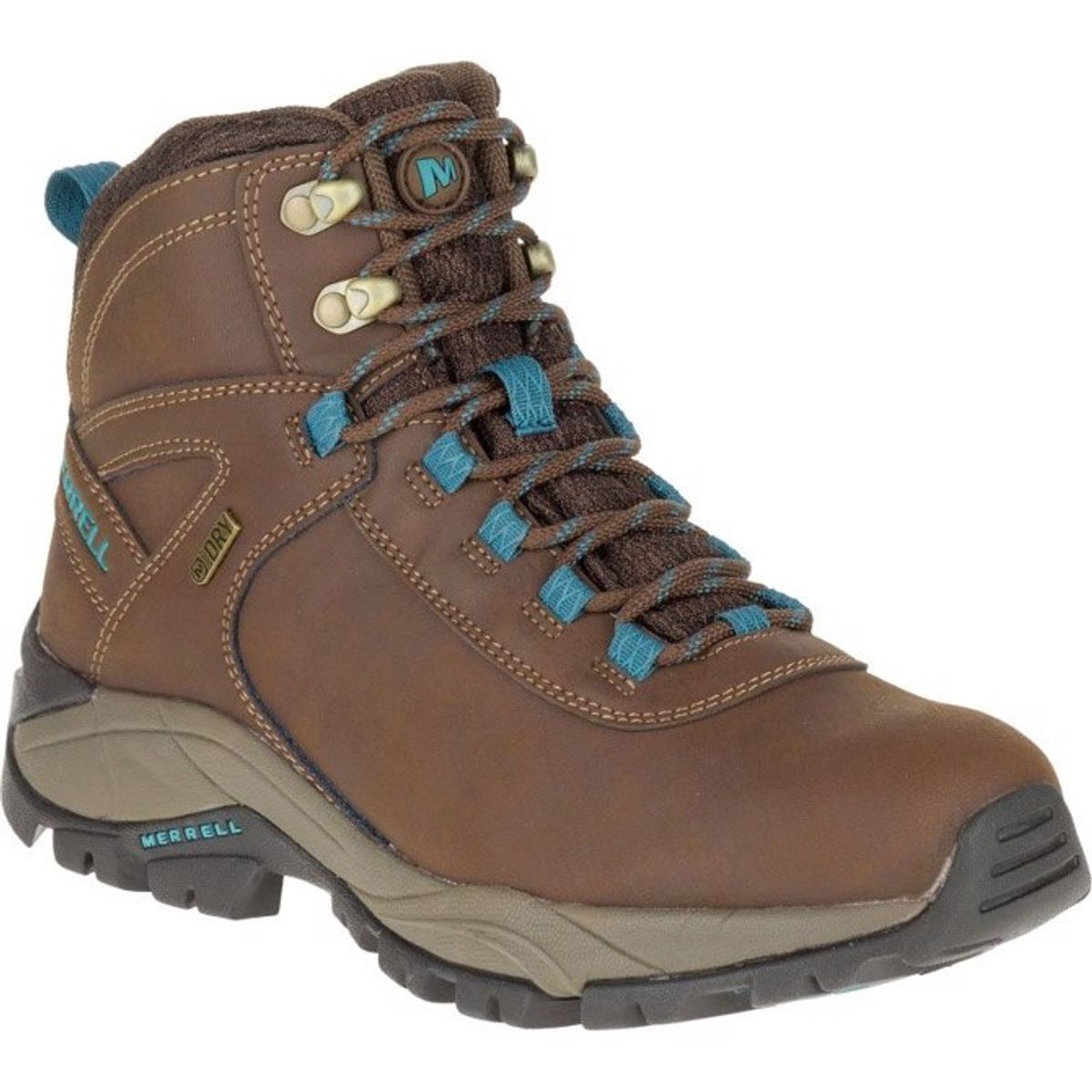 Merrell Vego Mid Dame, d.earth/Blå-37 - Vandrestøvler