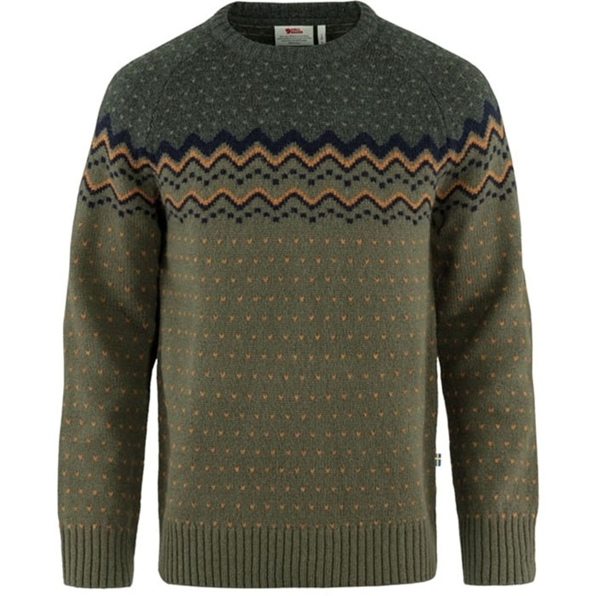 Fjällräven Övik Knit sweater Men-laurel green / deep forest-2XL - Trøjer