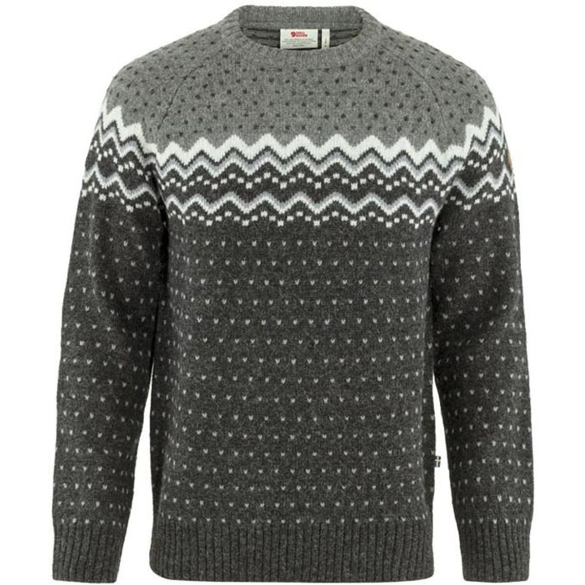 Fjällräven Övik Knit sweater Herre / Mænd-Grå / Grå-2XL - Trøjer