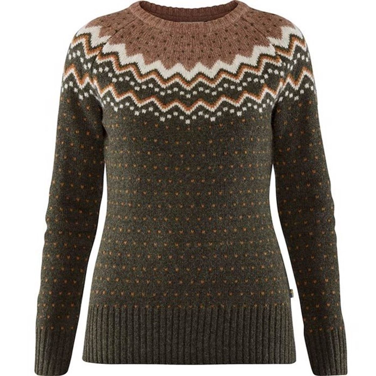 Fjällräven Övik Knit Sweater W-deep forest-L - Trøjer