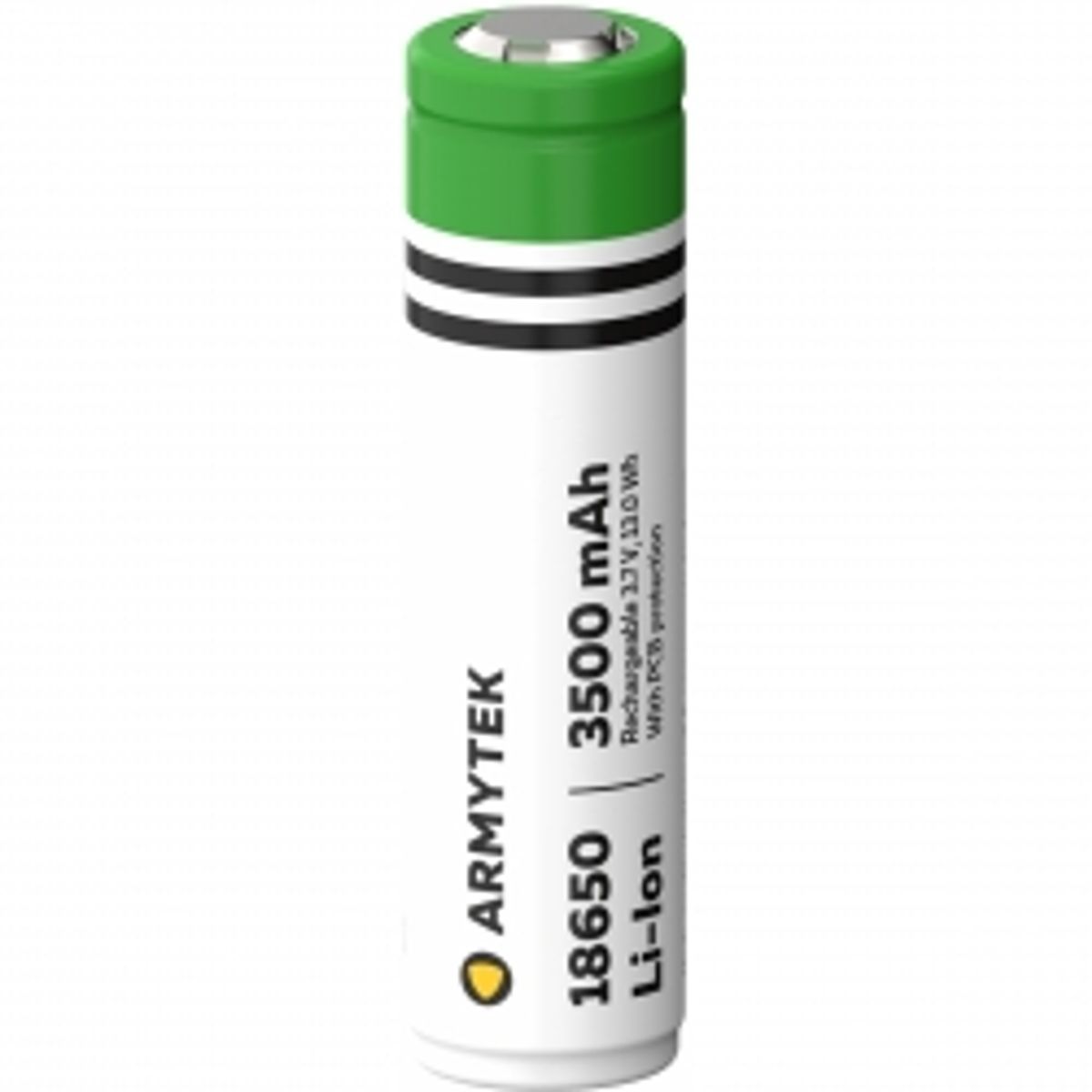 Armytek 18650 Li-Ion 3500mAh battery / Protected / Rechargeable - Batteri