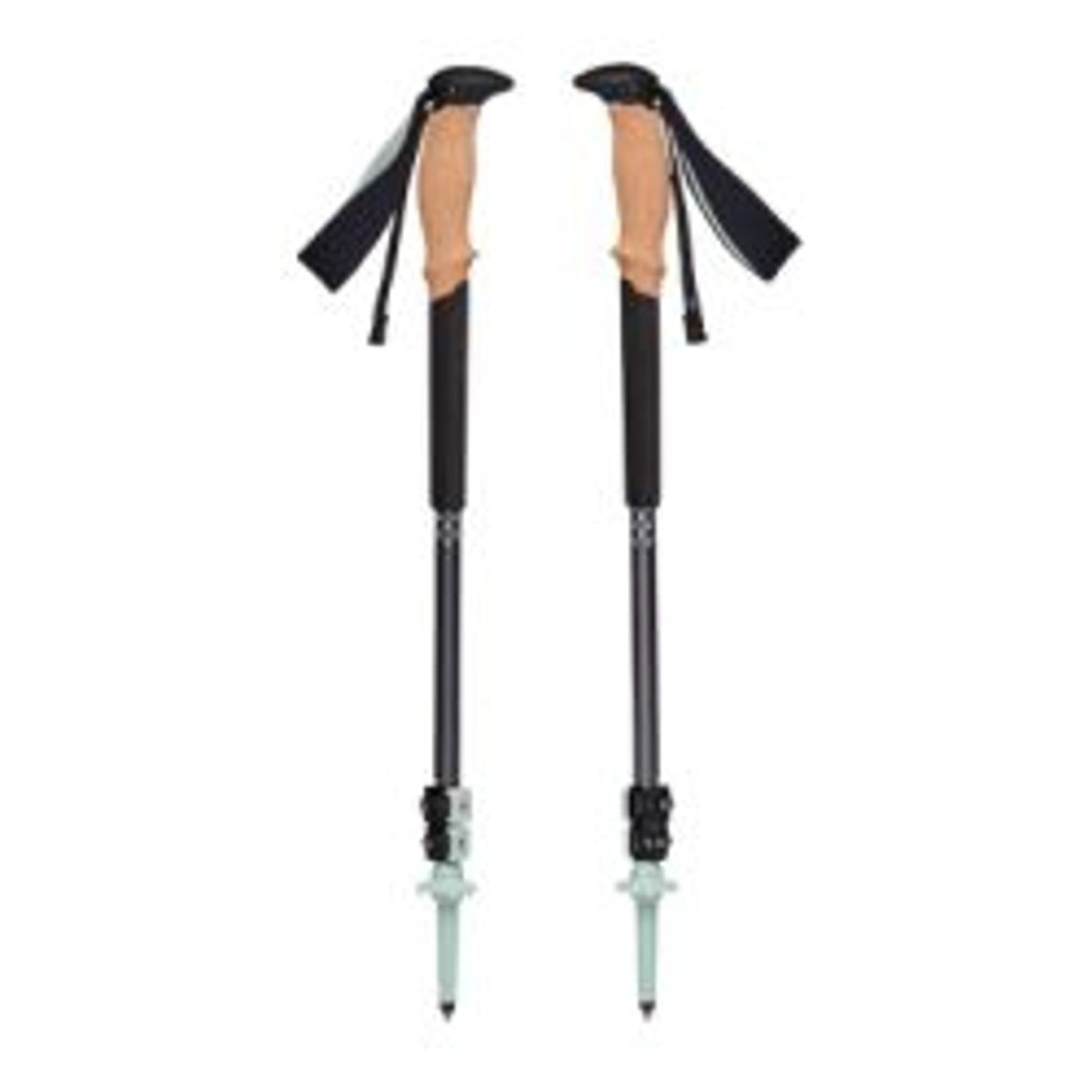 Black Diamond Pursuit Trekking Poles - Charcoal-Foam Green - Str. M/L - Vandrestave