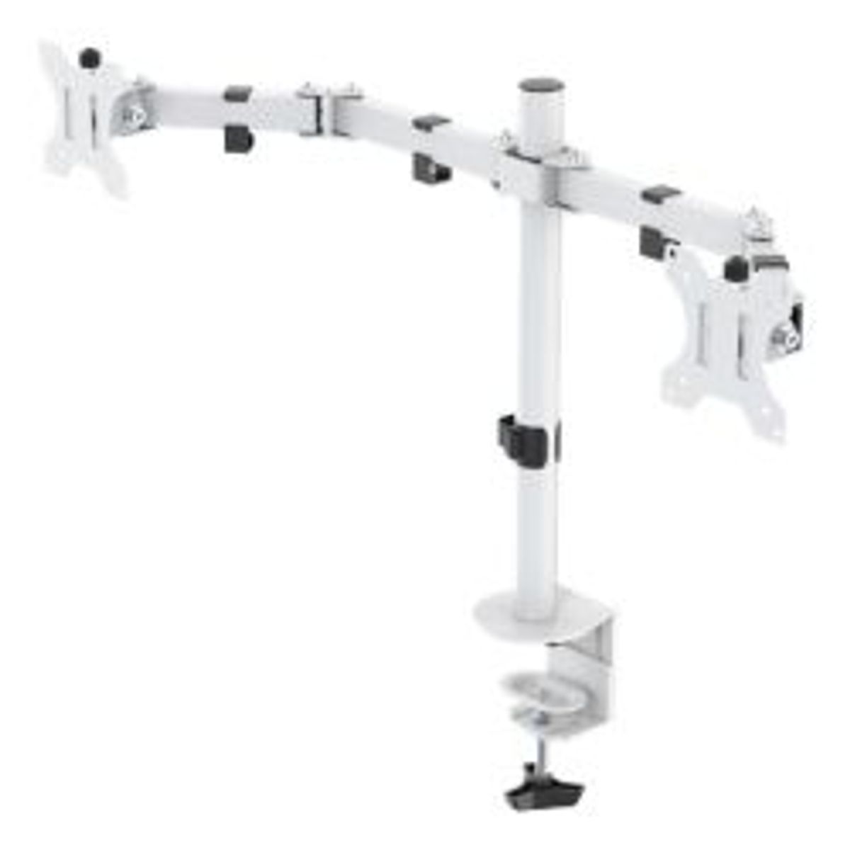 Deltaco-g Duo Monitor Mount - 13-32 - Vesa 75/100, White - Ophæng