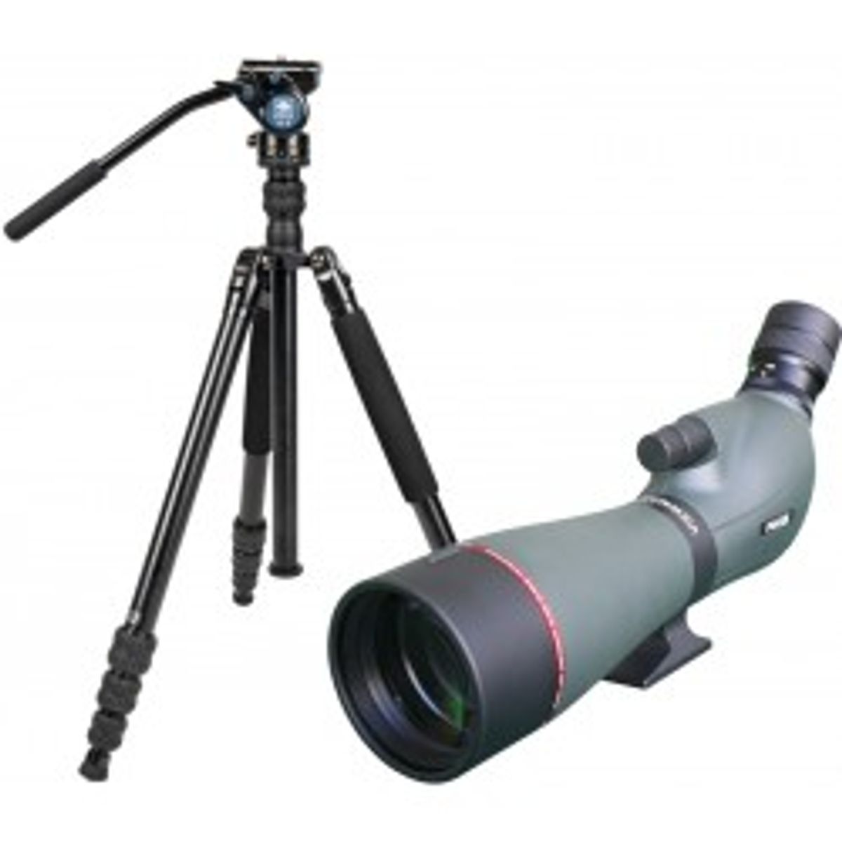 Focus-optics Focus Sport Optics Kit Focus Viewmaster 16-48x65, Sirui Traveler 7va - Kikkert