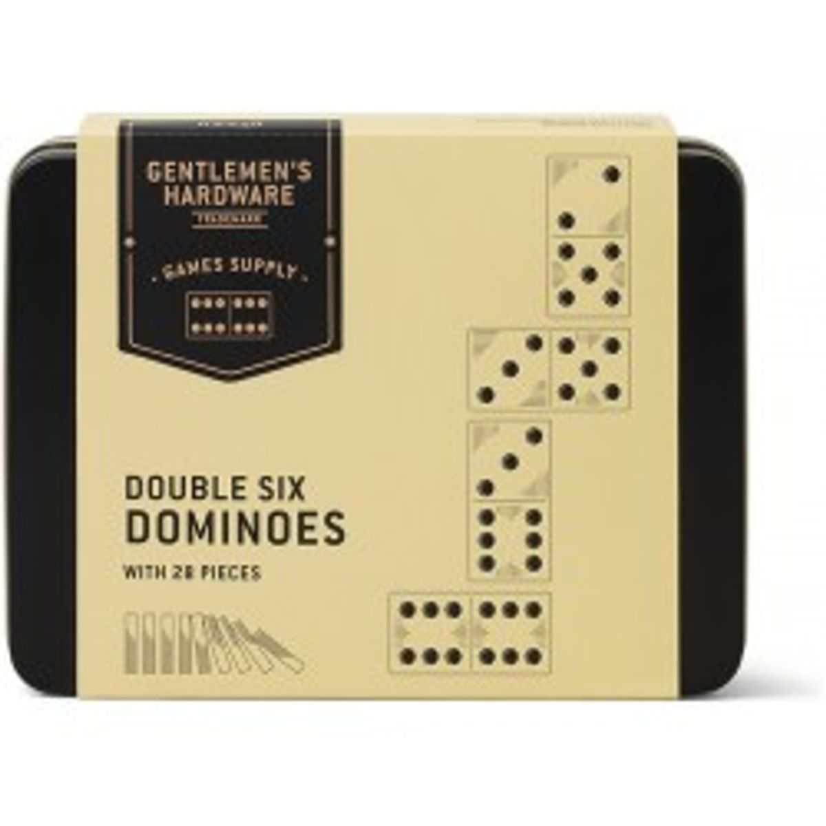 Gentlemen's Hardware Dominos In A Tin - Spil