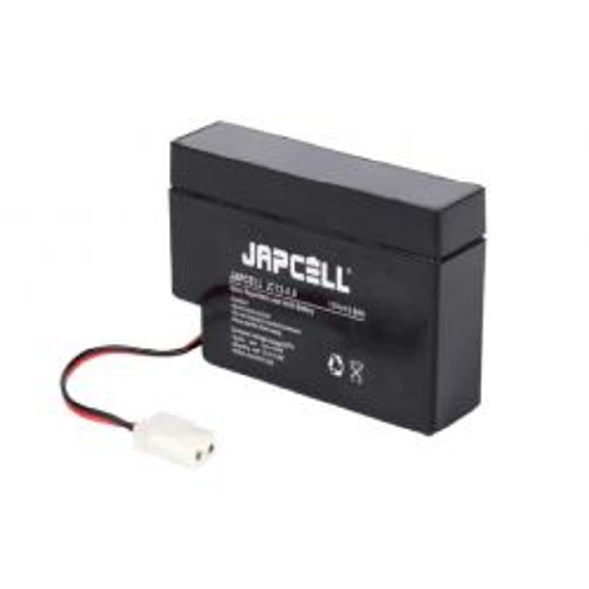 JAPCELL JC12-0.8AMP 12V 0,8Ah battery with APM connector - Batteri