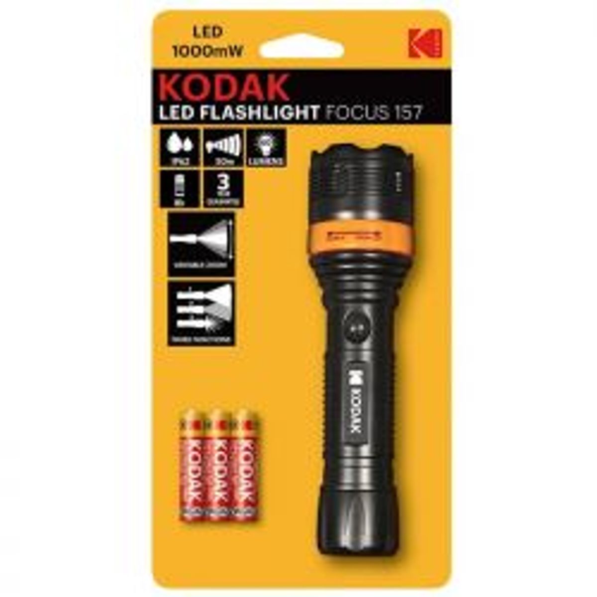 Kodak LED Flashlight Focus 157 - Lommelygte