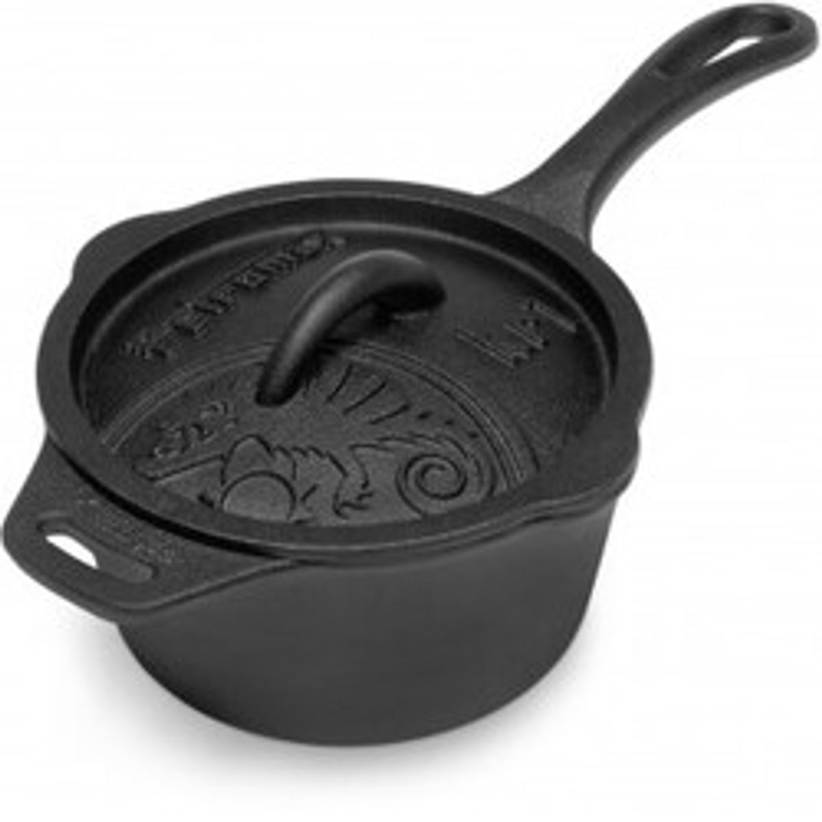 Petromax Cast-iron Saucepan With Lid Kr1 - Kasserolle