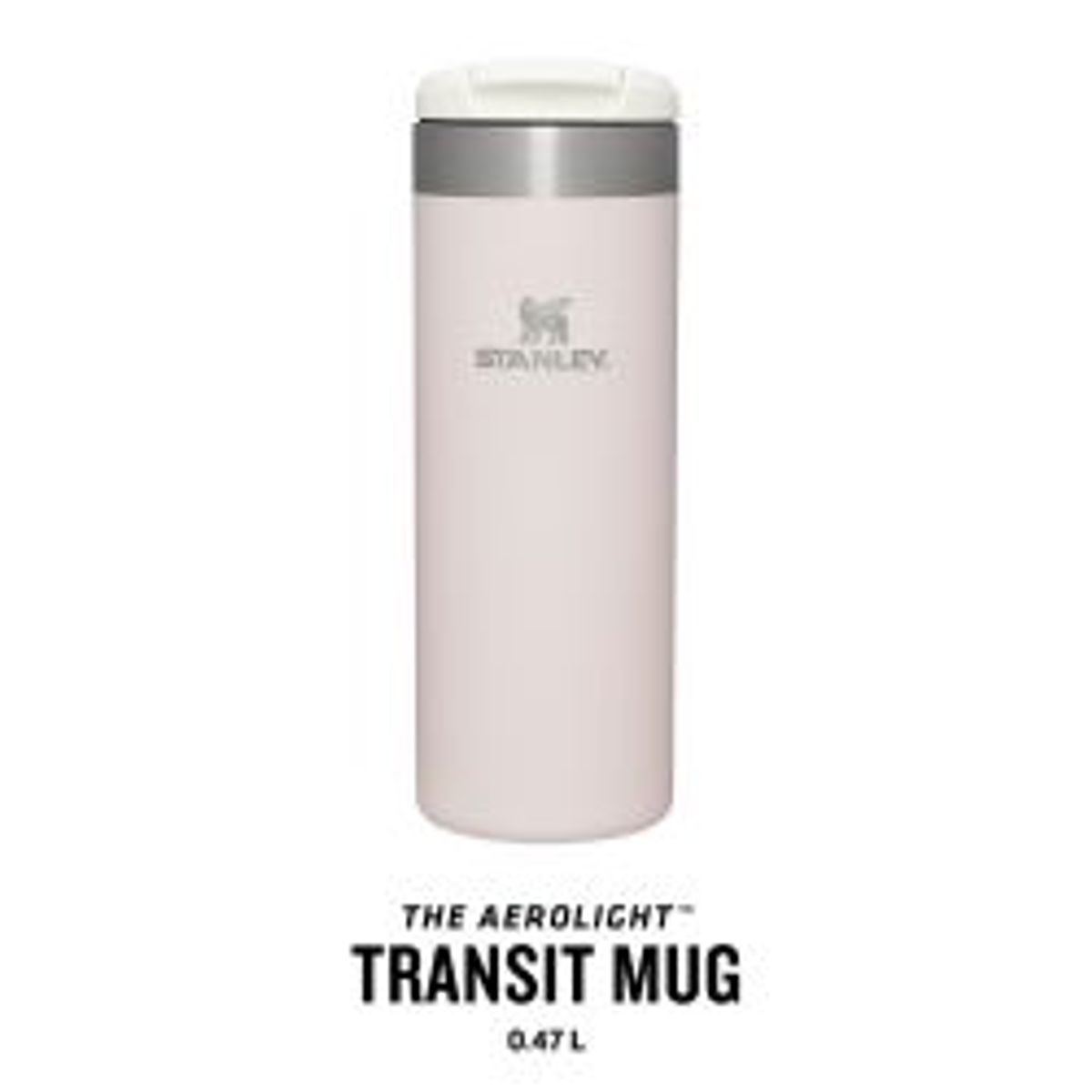 Stanley Aerolight Transit Mug .47l - Rose Quartz Metallic - Termokrus