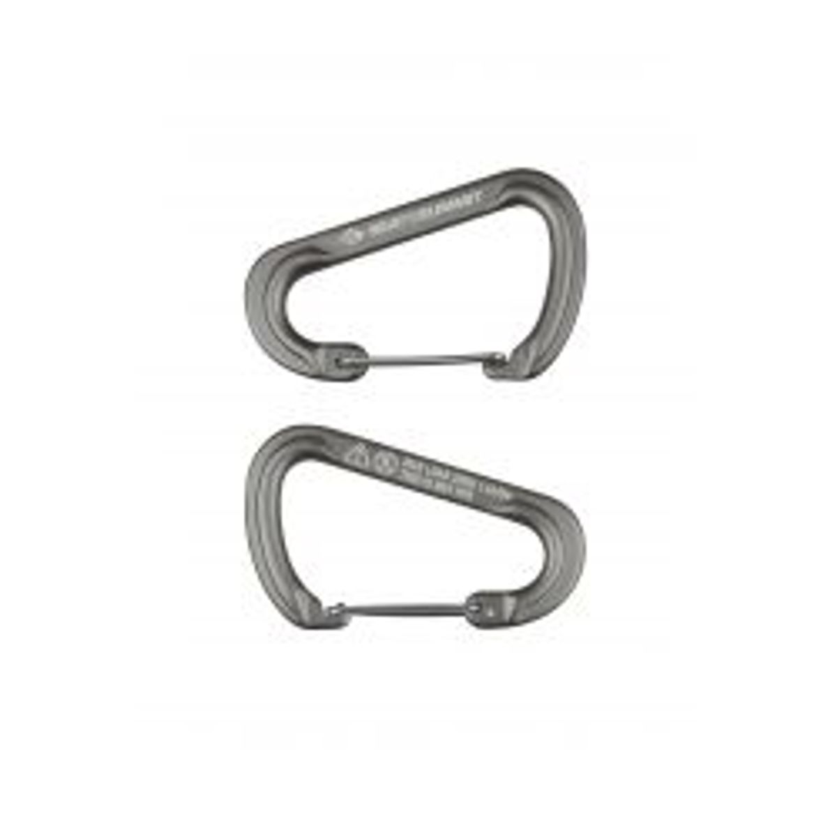 Sea To Summit Accessory Carabiner Large Titanium 2pcs - Karabinhage