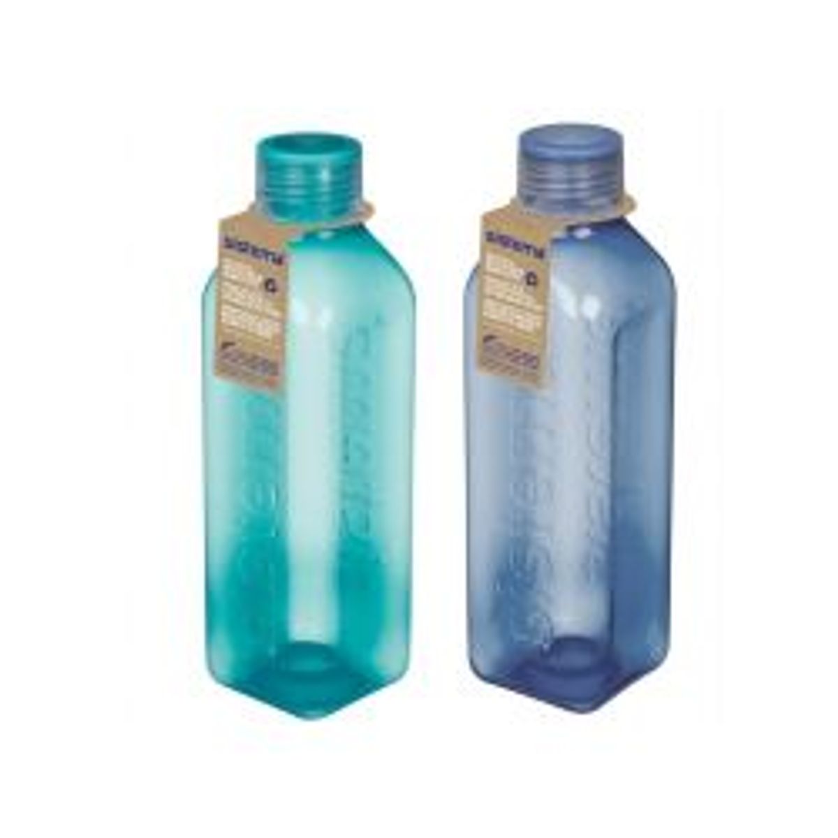 Sistema Square Bottle 1 Liter Ocean Bound - Teal Stone - Drikkeflaske