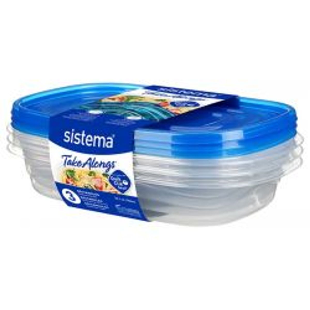 Sistema Rectangle 3 Pack 950 Ml - Tilbehør til køkken