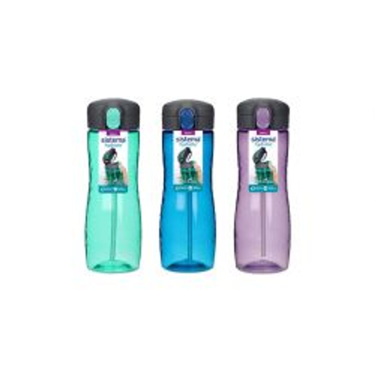 Sistema Tritan Quick Flip 800ml - Lilla - Drikkeflaske