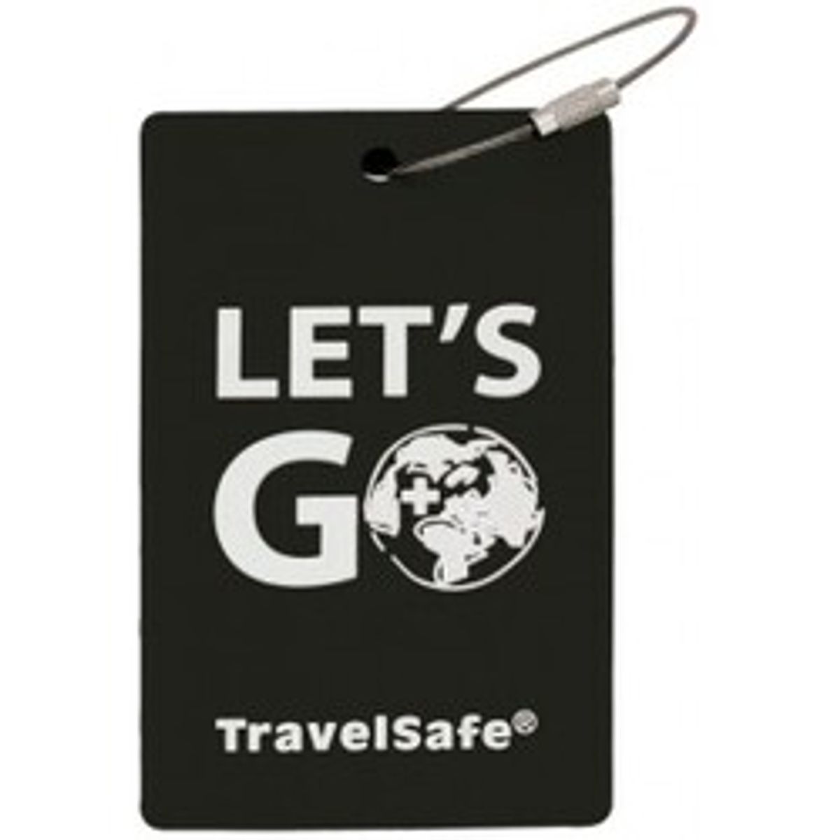 Travelsafe Address Labels Travelsafe - Black - Str. Stk. - Rejseudstyr