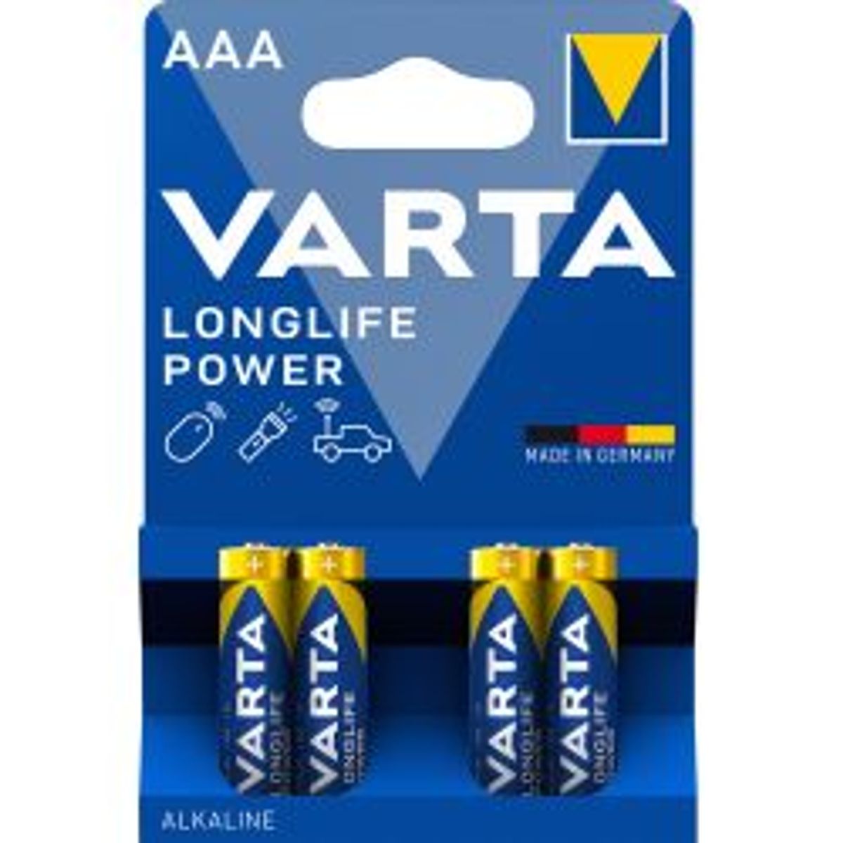 Varta Longlife Power Aaa 4 Pack (b) - Batteri