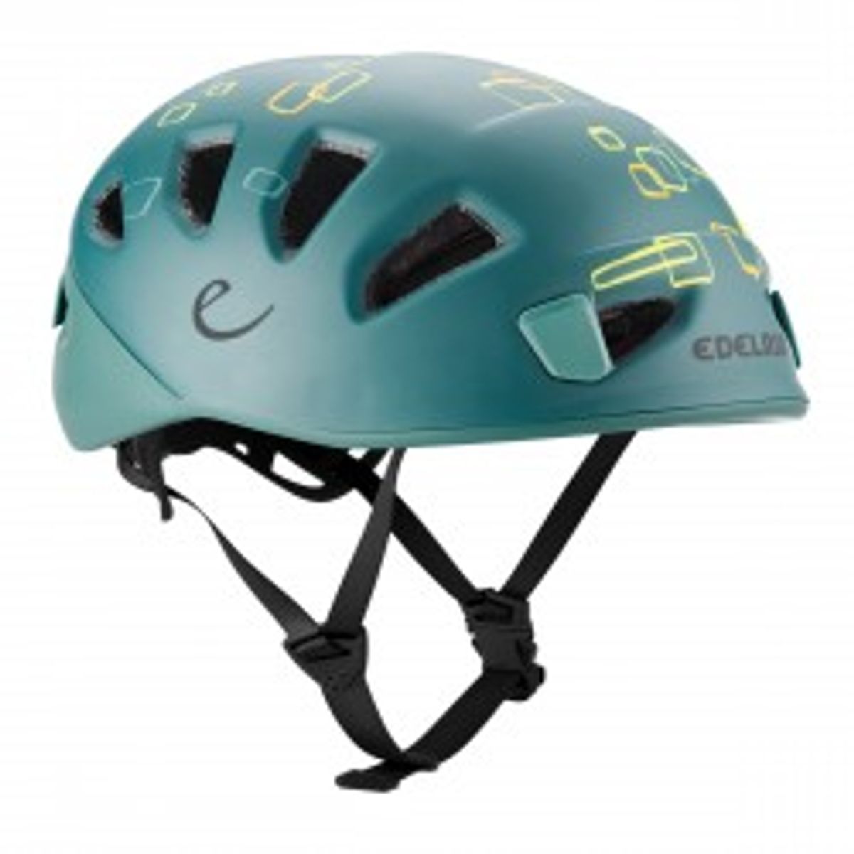 Edelrid Kid`s Shield Ii - Jade-Petrol - Str. 48-56 - Klatreudstyr