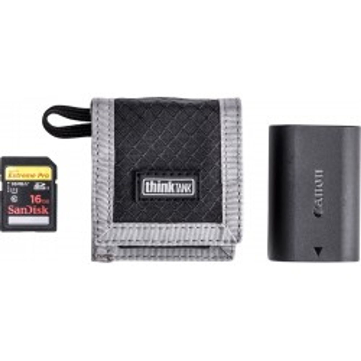 Think Tank Cf/sd + Battery Wallet, Black/grey - Taske