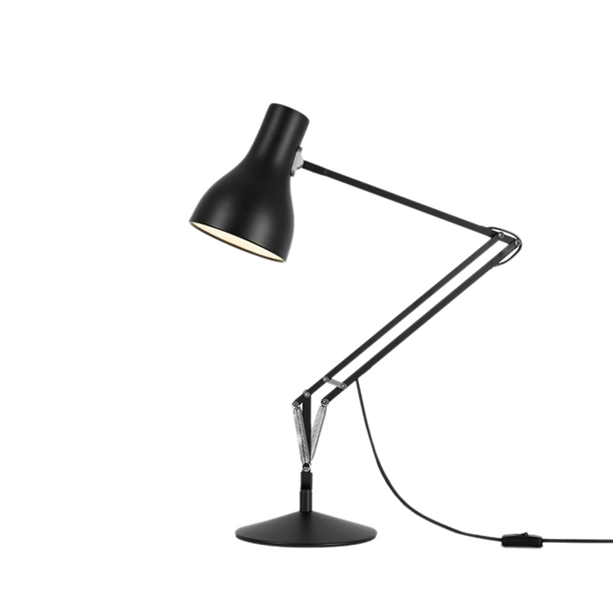 Type 75 bordlampe, sort