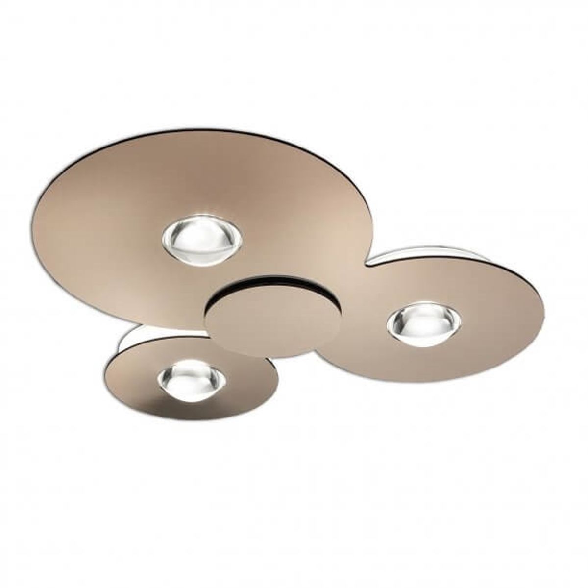 Bugia Triple Loftlampe, bronze