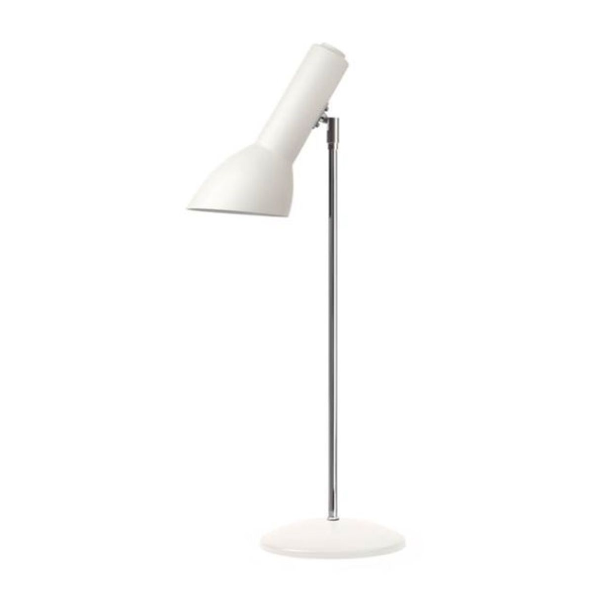 Oblique Bordlampe, hvid mat