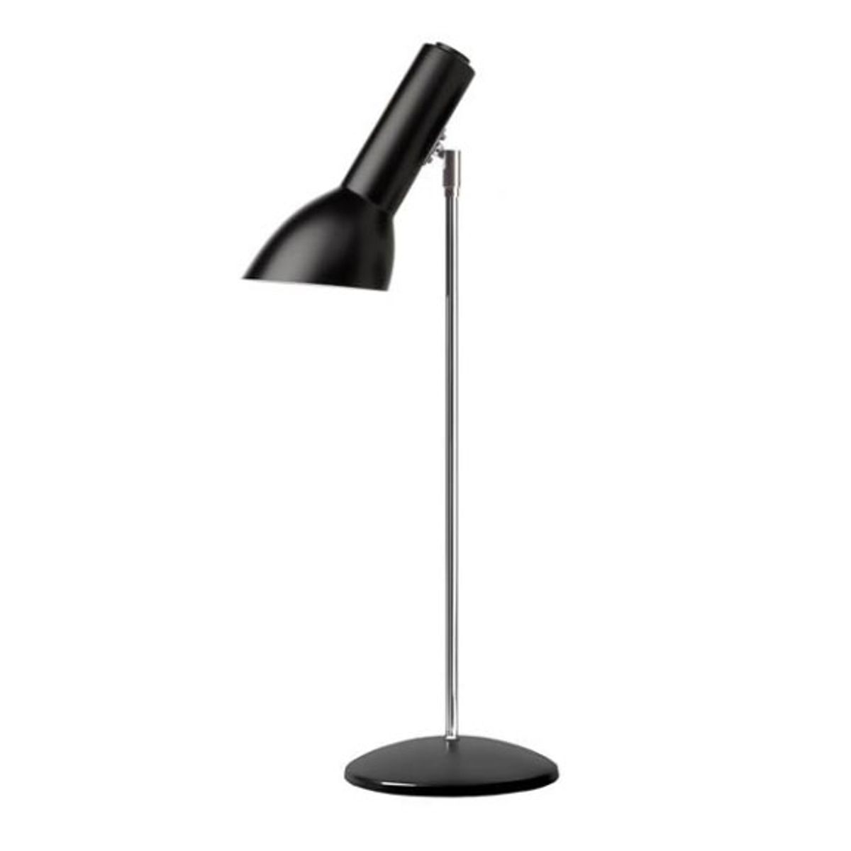 Oblique Bordlampe, sort mat