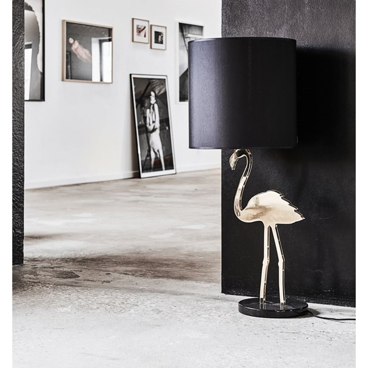 Crazy Flamingo bordlampe / gulvlampe