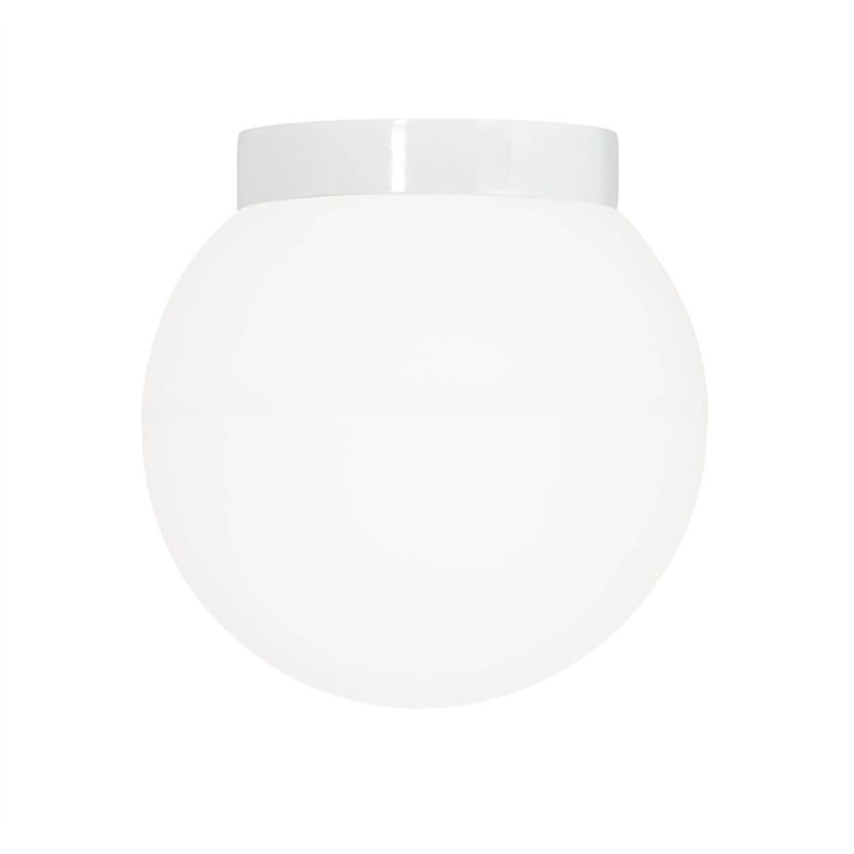 Classic Globe 300 loftlampe / væglampe IP44, hvid/mat opal