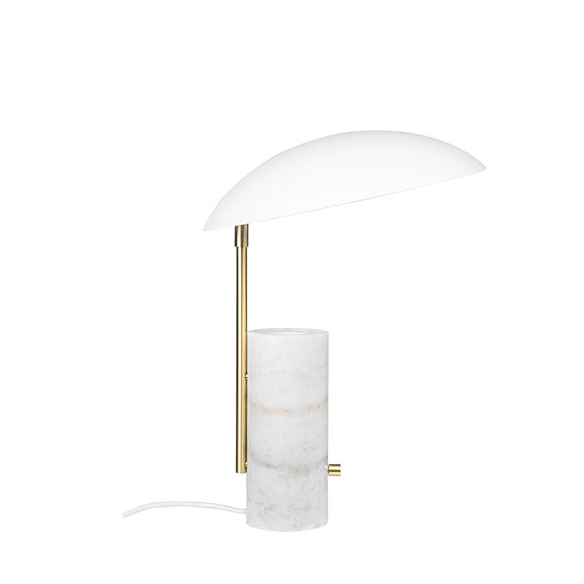 Mademoiselles bordlampe, hvid