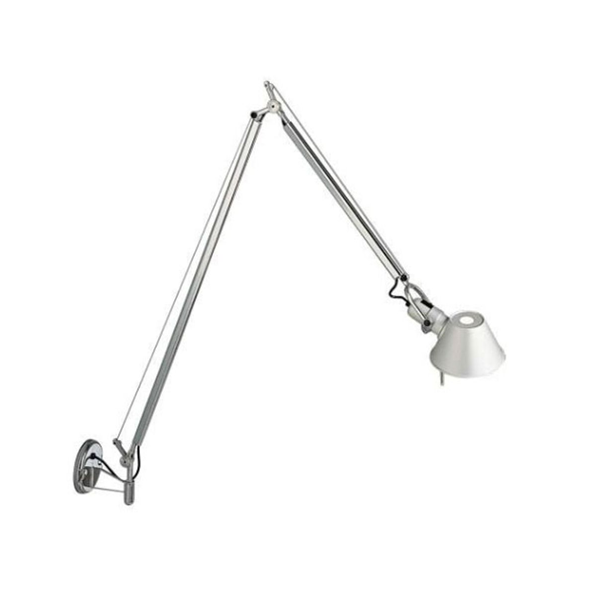 Tolomeo Braccio væglampe, alu