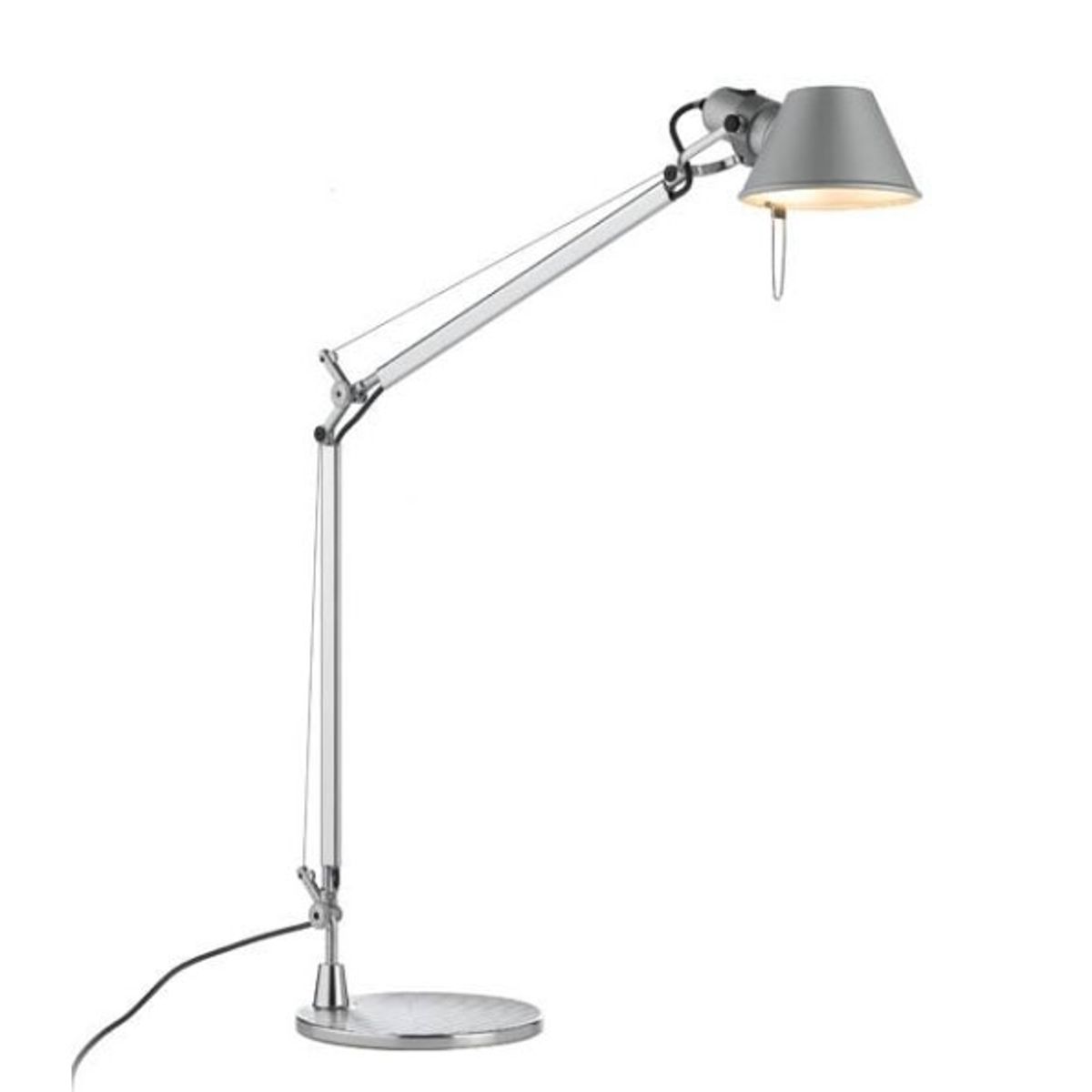 Tolomeo bordlampe, aluminium m/bordfod