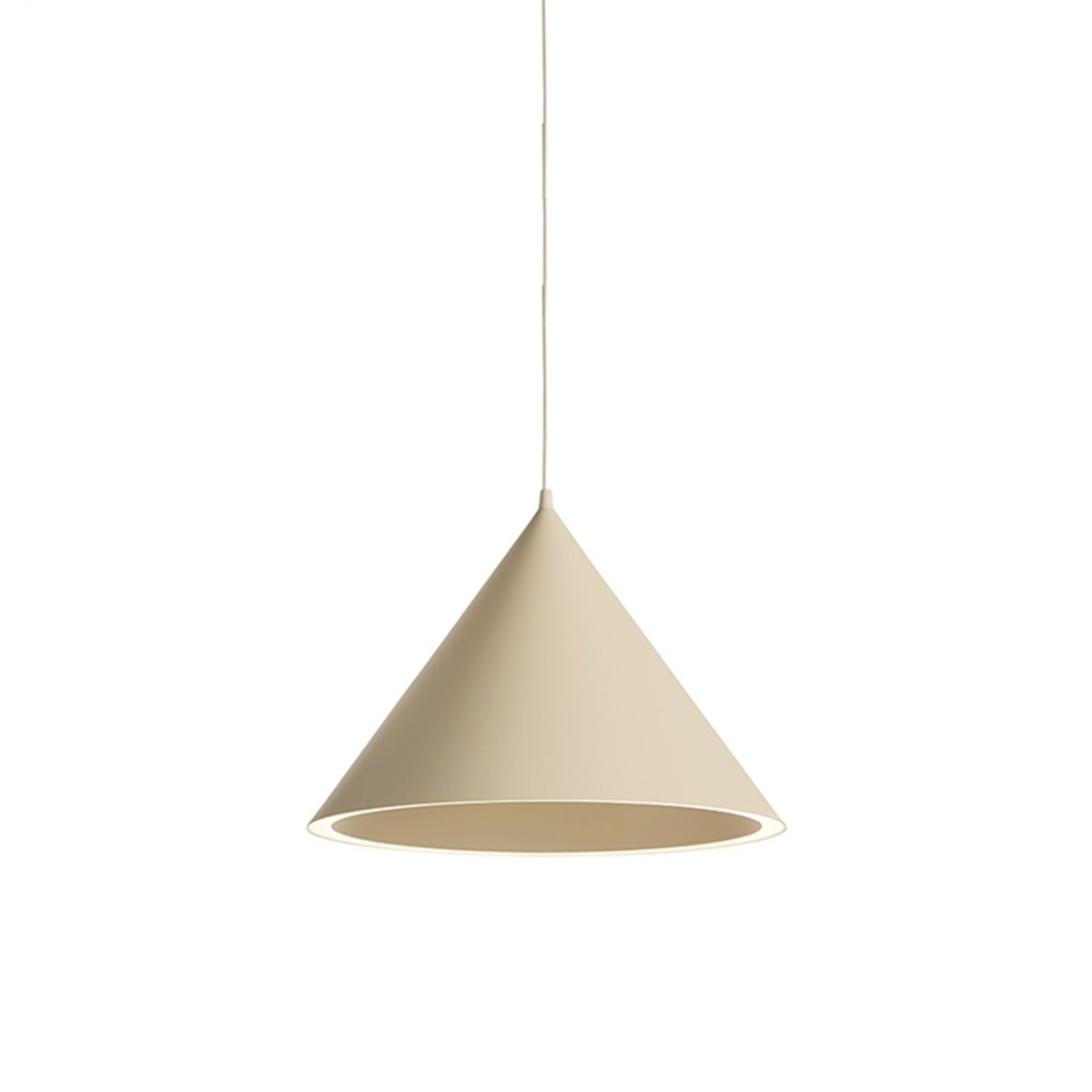 Annular pendel small, beige